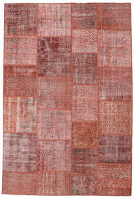 Tapete Patchwork 198X298 Vermelho (Lã, Turquia)