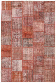 絨毯 パッチワーク 200X303 レッド (ウール, トルコ)