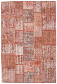 204X303 Patchwork Teppich Moderner Rot/Orange (Wolle, Türkei) Carpetvista