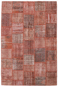 絨毯 パッチワーク 198X301 レッド (ウール, トルコ)