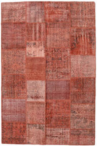 Tapete Patchwork 198X300 Vermelho (Lã, Turquia)