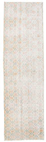 84X290 絨毯 カラード ヴィンテージ モダン 廊下 カーペット ベージュ (ウール, トルコ) Carpetvista