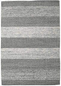 Folke 250X350 Large Grey Striped Wool Rug
