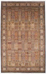 絨毯 オリエンタル カシミール ピュア シルク 190X307 茶色/オレンジ (絹, インド)
