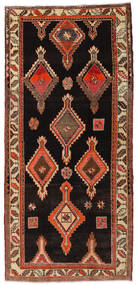  Herki Vintage Rug 155X335 Vintage Wool Black/Brown Small Carpetvista