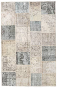  Patchwork Rug 196X301 Wool Beige/Grey Carpetvista