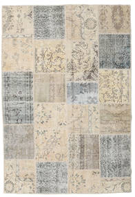  Patchwork Rug 157X232 Wool Beige/Grey Small Carpetvista