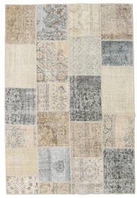  Patchwork Rug 159X232 Wool Beige/Orange Small Carpetvista
