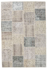 157X234 Patchwork Teppich Moderner Beige/Grau (Wolle, Türkei) Carpetvista