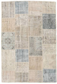 158X232 Patchwork Teppich Moderner Beige/Grau (Wolle, Türkei) Carpetvista