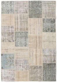 157X231 Patchwork Teppich Moderner Beige/Grau (Wolle, Türkei) Carpetvista