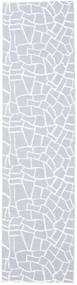 Terrazzo Χαλί Εσωτερικού/Εξωτερικού Χώρου Πλένεται 70X210 Μικρό Γκρι/Λευκό Διάδρομο Πλαστικά Χαλιά