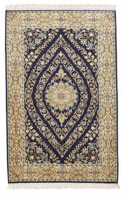 絨毯 カシミール ピュア シルク 82X126 (絹, インド)