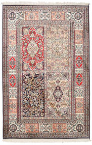  Orientalischer Kaschmir Reine Seide Teppich 125X190 Seide, Indien Carpetvista
