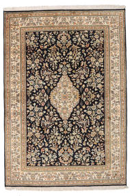 126X182 絨毯 カシミール ピュア シルク オリエンタル (絹, インド) Carpetvista