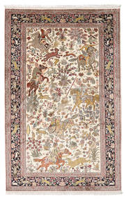  Orientalischer Kaschmir Reine Seide Teppich 125X200 Seide, Indien Carpetvista