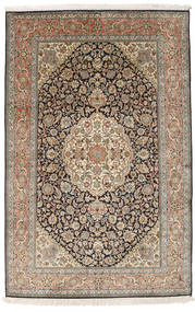 124X191 Kashmir Pure Silk Rug Oriental (Silk, India) Carpetvista