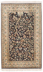 絨毯 カシミール ピュア シルク 77X124 (絹, インド)
