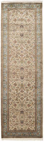 93X305 絨毯 オリエンタル カシミール ピュア シルク 廊下 カーペット (絹, インド) Carpetvista