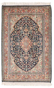 絨毯 カシミール ピュア シルク 65X95 (絹, インド)
