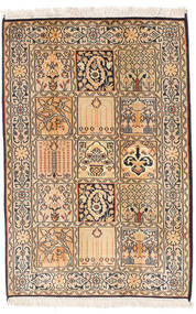 65X95 Kashmir Äkta Silke Matta Orientalisk (Silke, Indien) Carpetvista