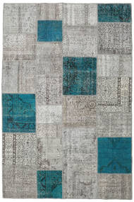  パッチワーク 絨毯 200X300 ウール グレー/ブルー Carpetvista