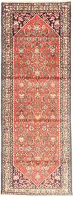 107X300 絨毯 ハマダン オリエンタル 廊下 カーペット 茶色/ベージュ (ウール, ペルシャ/イラン) Carpetvista