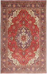  Täbriz Teppich 195X308 Persischer Wollteppich Rot/Braun Carpetvista