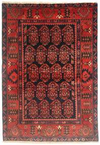  103X162 Jozan Tæppe Rød/Mørkerød Persien/Iran Carpetvista