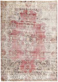 絨毯 ペルシャ カラード ヴィンテージ 205X288 ベージュ/レッド (ウール, ペルシャ/イラン)