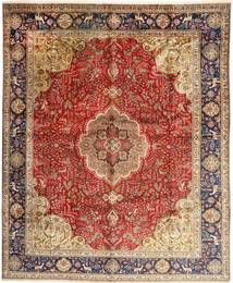  Tabriz Rug 308X380 Persian Wool Brown/Beige Large Carpetvista