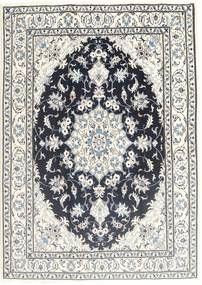 168X240 Tappeto Nain Orientale Grigio/Beige (Lana, Persia/Iran) Carpetvista