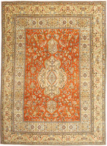  270X373 Täbriz Patina Teppich Orange/Beige Persien/Iran Carpetvista
