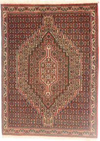  Persian Senneh Rug 74X102 Brown/Orange Carpetvista