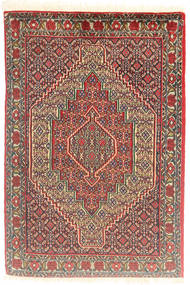  Persischer Senneh Teppich 72X109 Rot/Orange Carpetvista