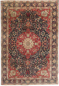  Persischer Täbriz Patina Teppich 205X300 Rot/Beige Carpetvista