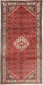  Persialainen Hosseinabad Matot 160X328 Punainen/Ruskea Carpetvista