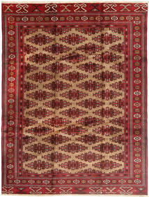  Turkaman Rug 235X315 Persian Wool Brown/Red Large Carpetvista