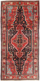  Persian Nahavand Rug 155X305 Red/Dark Red Carpetvista