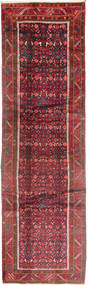  110X390 Hamadan Teppich Läufer Rot/Dunkelrot Persien/Iran Carpetvista