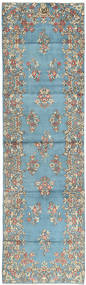  89X316 Floral Small Kerman Rug Wool, Carpetvista