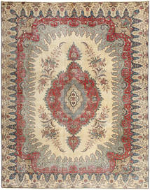  Tabriz Patina Rug 272X352 Persian Wool Beige/Orange Large Carpetvista
