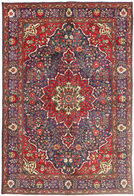  Tabriz Rug 200X300 Persian Wool Red/Dark Pink Carpetvista
