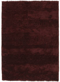  170X240 Tappeto Peloso New York - Rosso Borgogna Lana