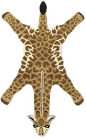  Tappeto Di Lana 120X200 Giraffe Piccolo