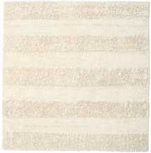  シャギー ラグ ウール 絨毯 250X250 New York クリームホワイト 正方形 ラグ 大