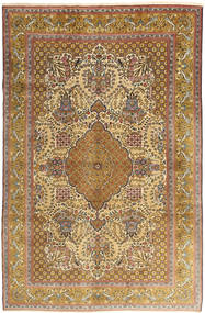  215X330 Qum Kork/Silk Rug Persia/Iran Carpetvista