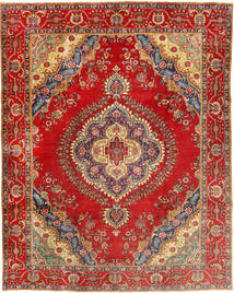  Tabriz Vloerkleed 300X378 Perzisch Wol Rood/Beige Groot Carpetvista