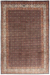  Persischer Moud Teppich 193X295 Braun/Rot Carpetvista