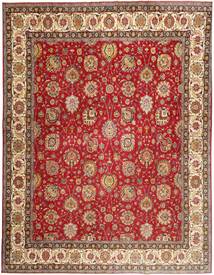  Tabriz Patina Rug 340X417 Vintage Persian Wool Red/Brown Large Carpetvista